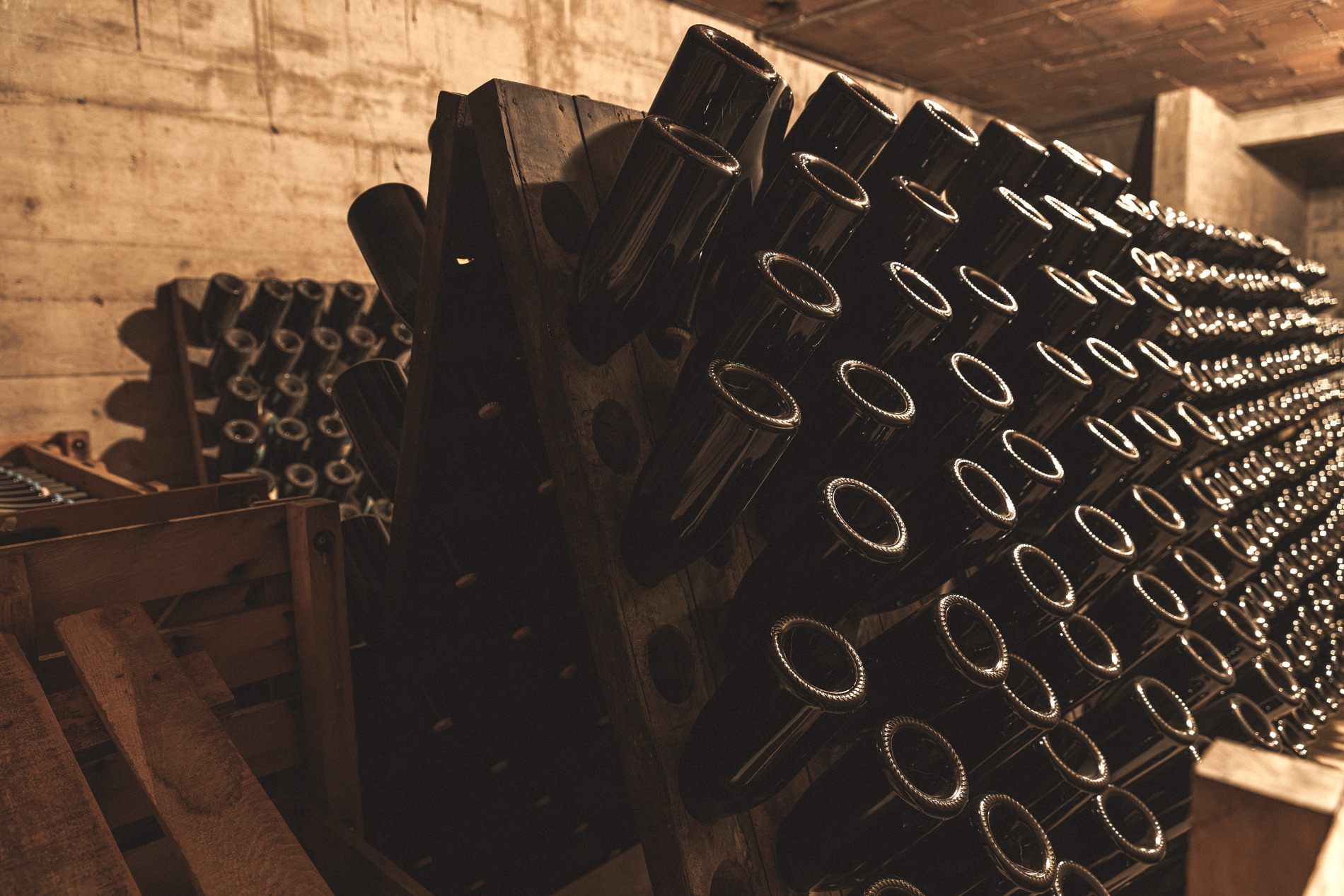 The cellars of Champagne Treuffet