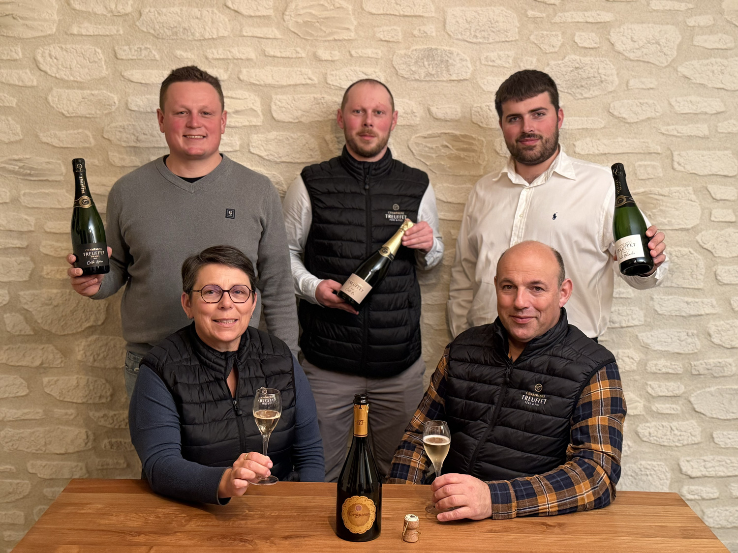 The fifth generation of the Champagne Treuffet family